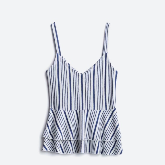 Chaser Elaradith Linen Peplum Knit Top - Picture 1 of 3